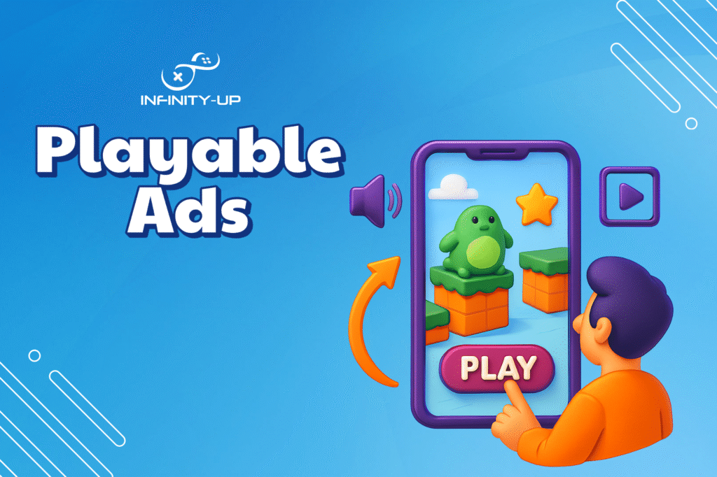 Playable ads are short, interactive ad formats that let users try out a mini version of a game or app before installing. Lasting 15–60 seconds, they boost engagement, improve user acquisition, and are now widely used across gaming, education, e-commerce, fitness, and training industries.