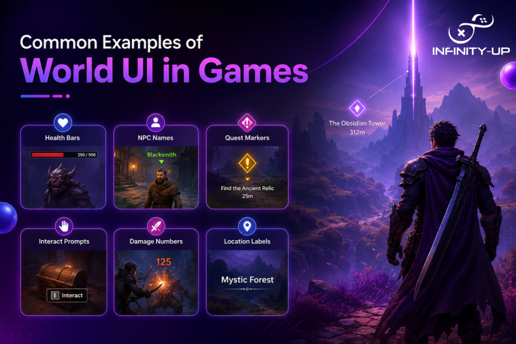Common Examples of World UI in Games
