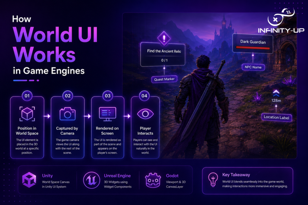 How World UI Works in Game Engines
