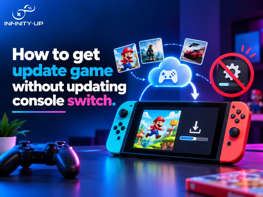 How to get update game without updating console switch